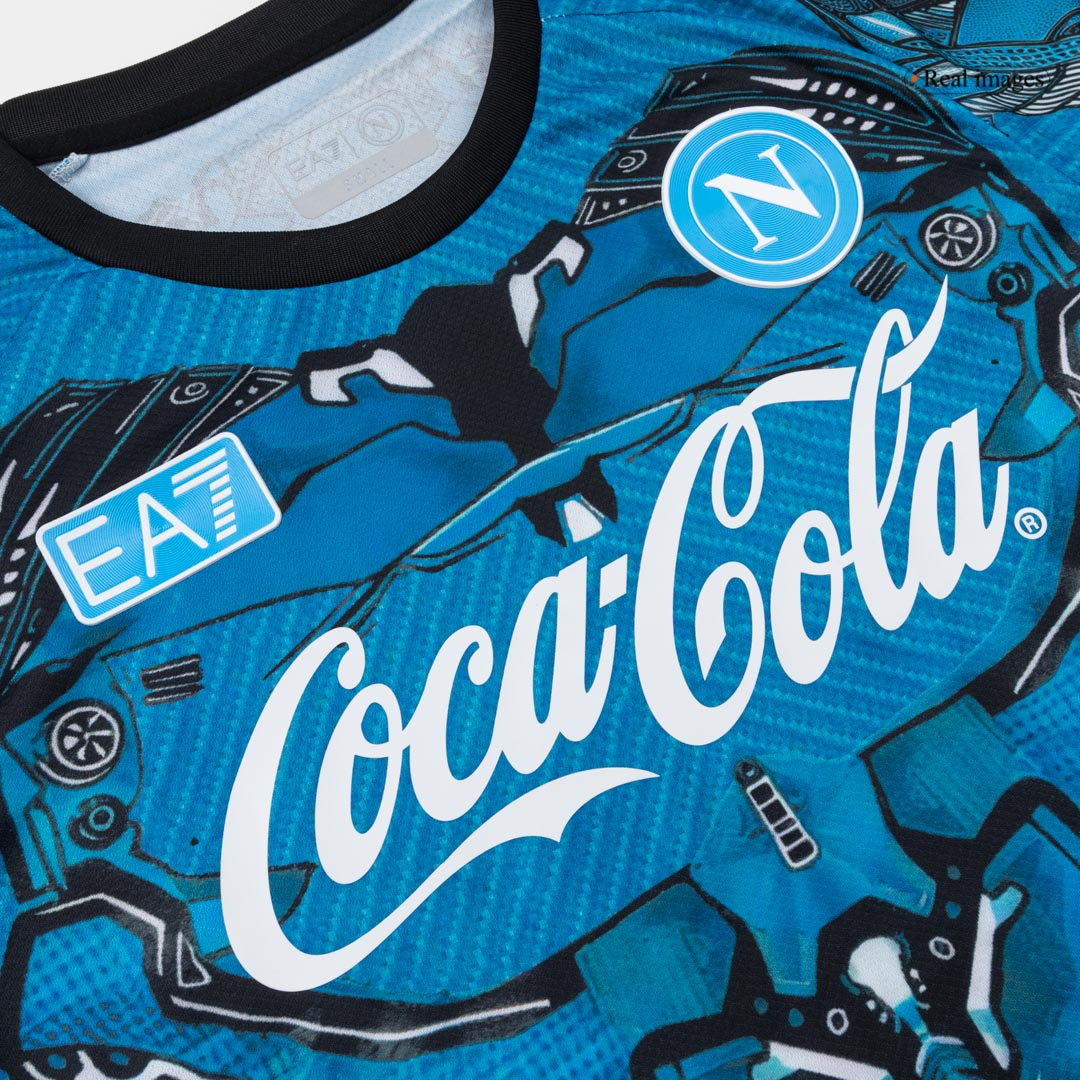 Napoli Tröja 2025/26 Före match Blå-5