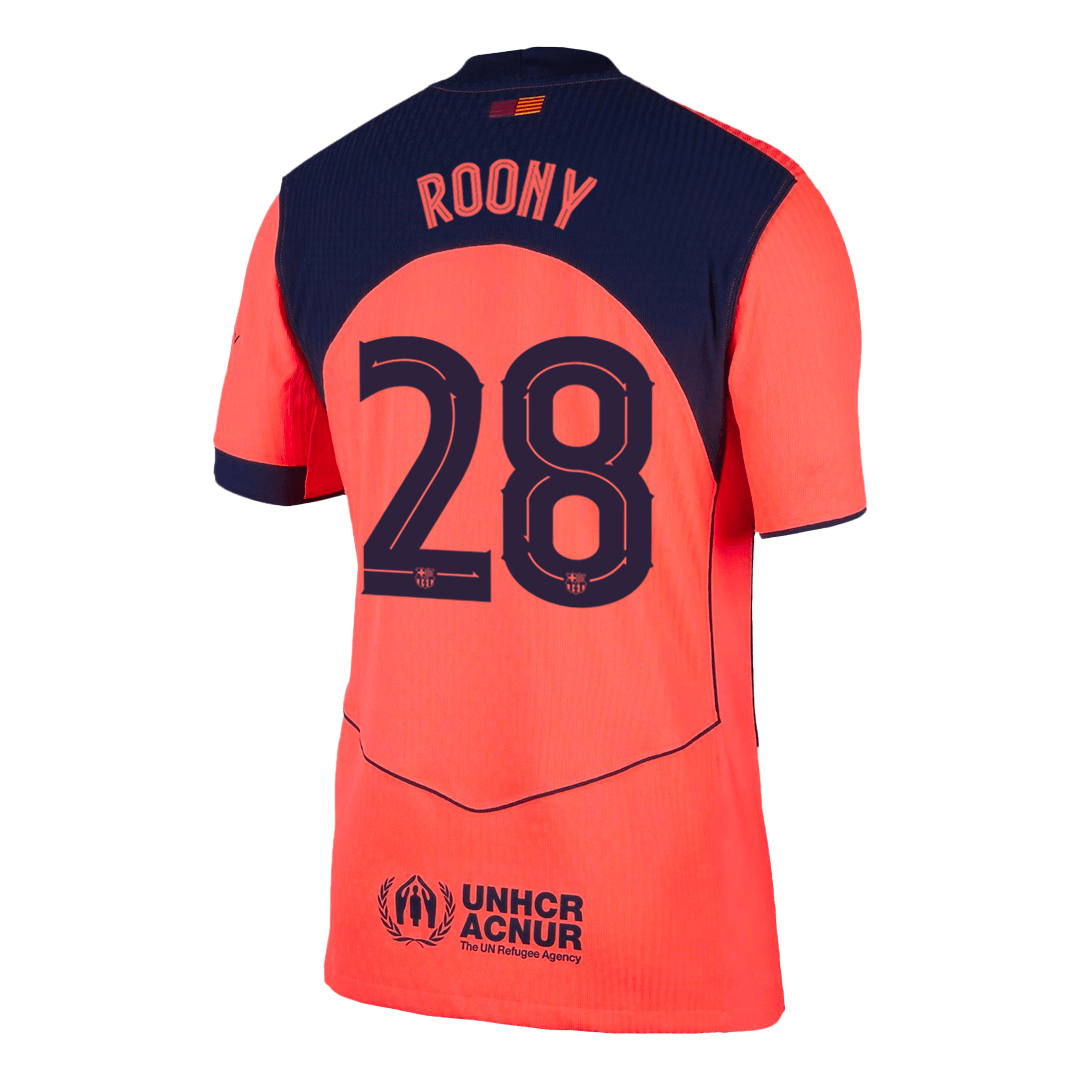 Barcelona Tröja ROONY #28 2025/26 Tredje Orange