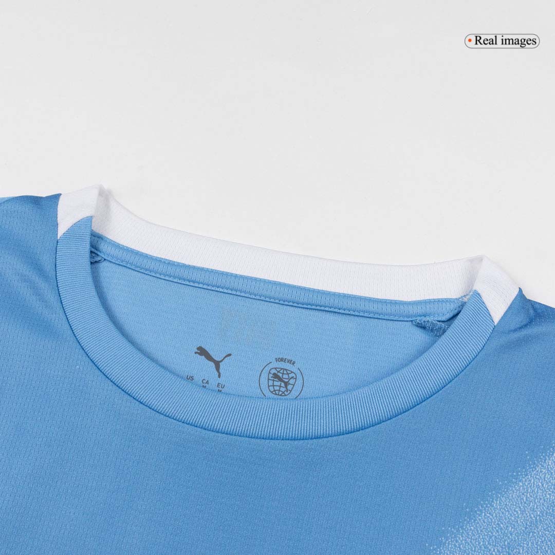 HAALAND #9 Manchester City Tröja 2025/26 Hemma Premium Blå