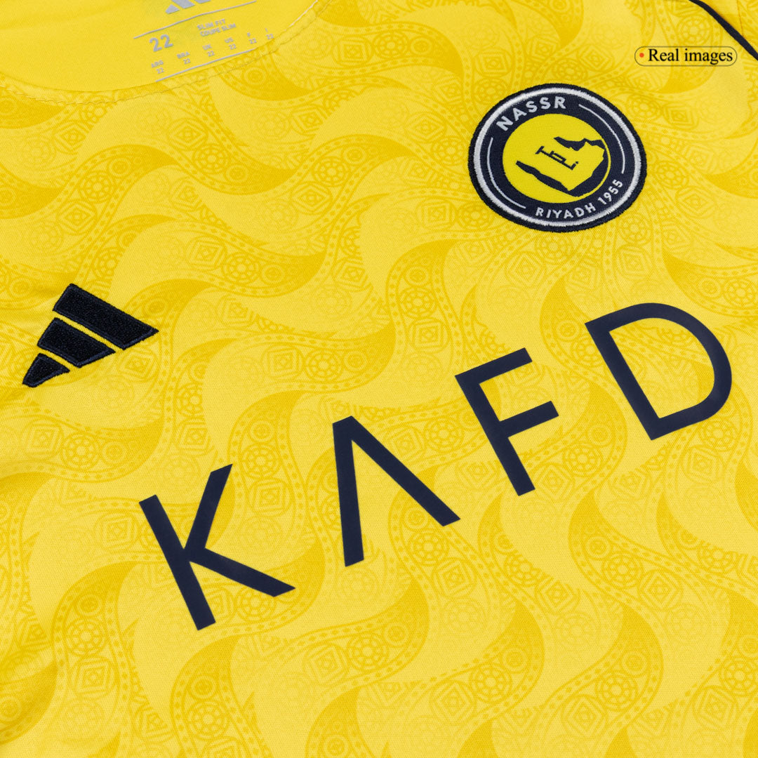Al Nassr Tröja 2025/26 Hemma Gul Barn