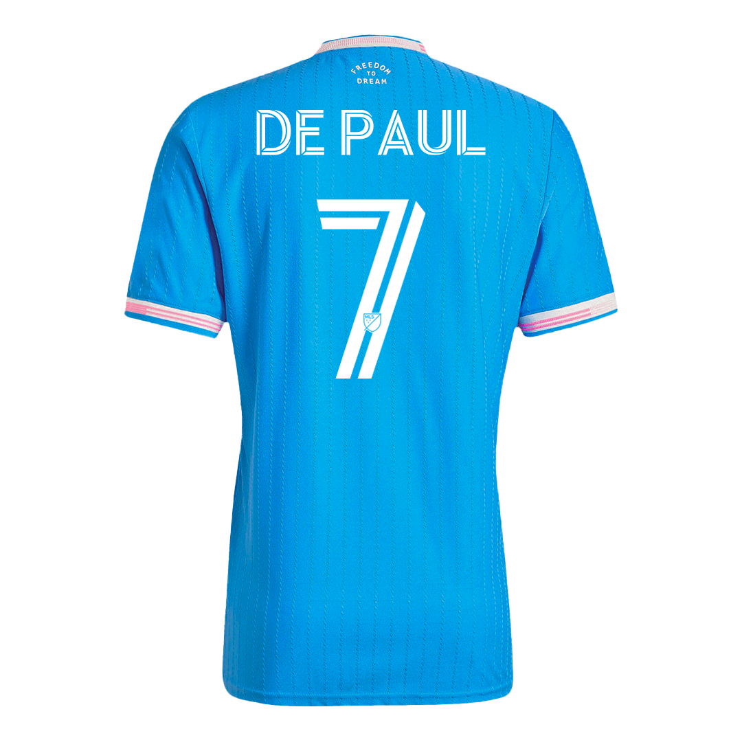 Inter Miami CF Tröja DE PAUL #7 2025 Tredje Blå