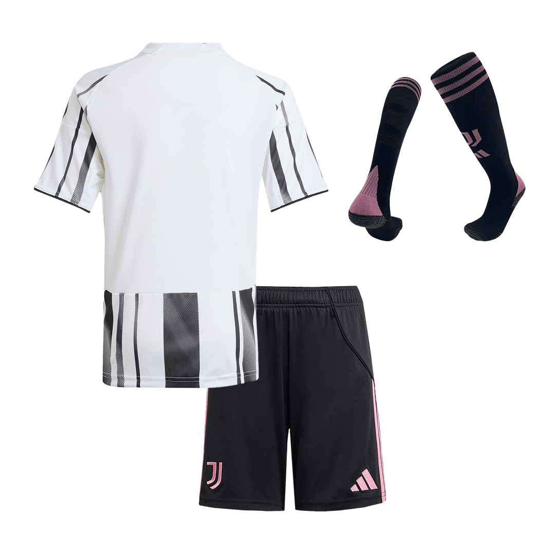 Juventus Tröja 2025/26 Hemmaställ Svart & Vitt Barn-14
