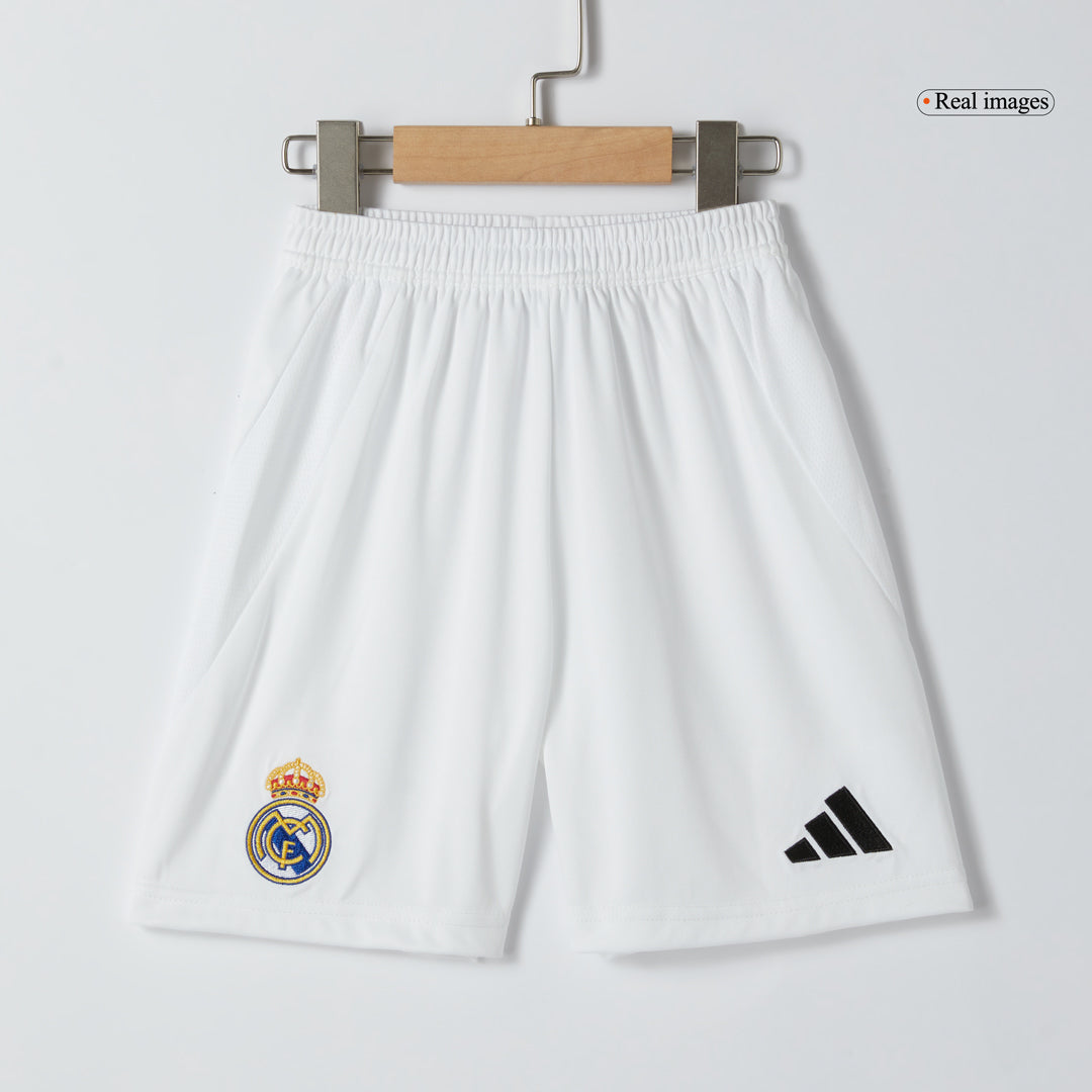 Real Madrid Tröja MBAPPÉ #9 2024/25 Hemma Vit Barn
