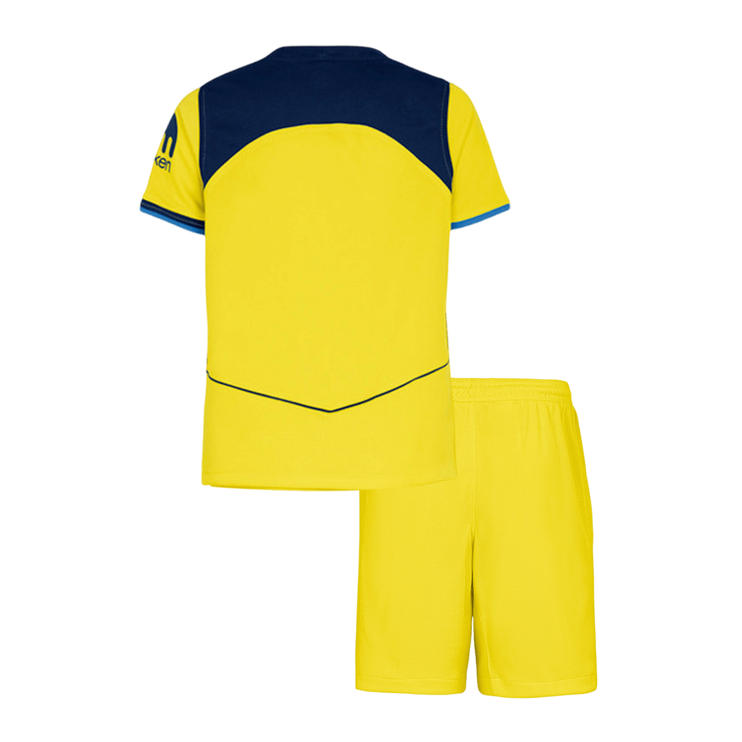 Tottenham Hotspur Tröja 2025/26 Tredje Gul Barn-12