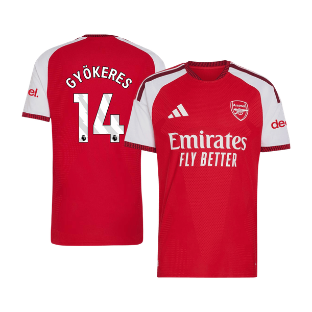 Arsenal Tröja GYÖKERES #14 2026/27 Hemma Autentisk Röd