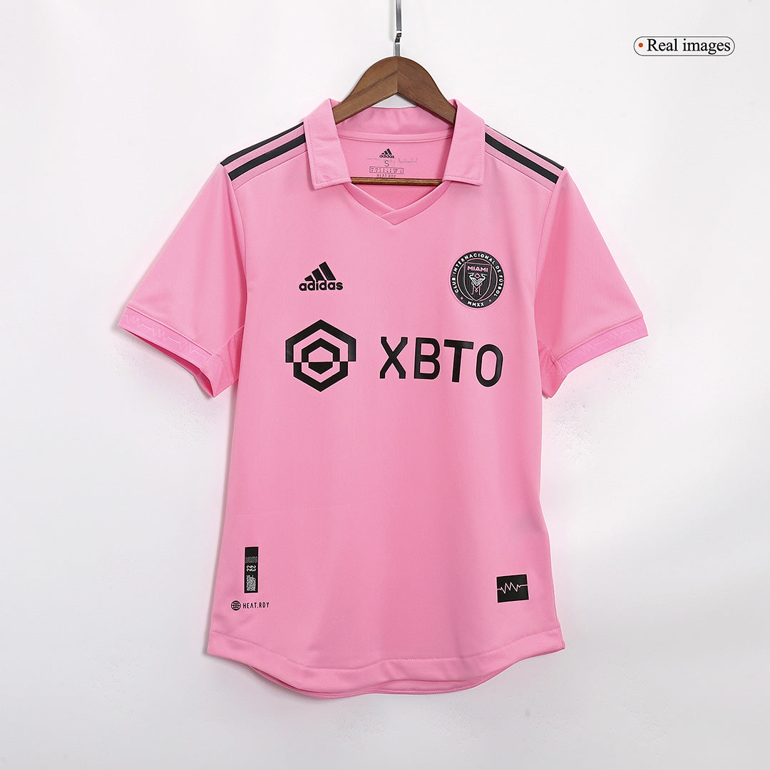 Inter Miami CF Tröja MESSI #10 2022 Hemma Rosa