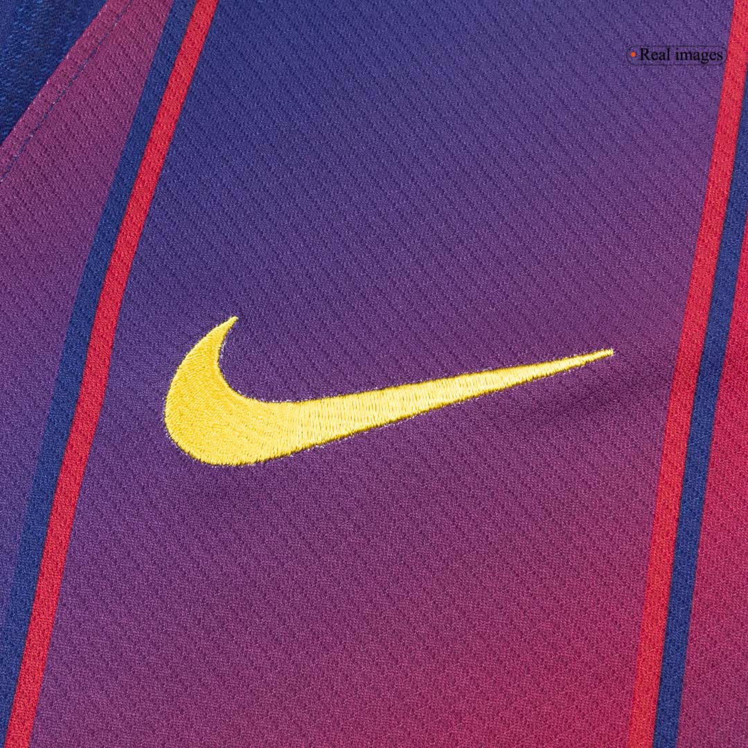 LAMINE YAMAL #10 Barcelona Tröja 2025/26 Hemma Premium Röd & Blå - UCL-6