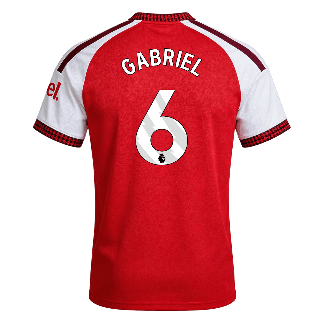 Arsenal Tröja GABRIEL #6 2026/27 Hemma Autentisk Röd-3