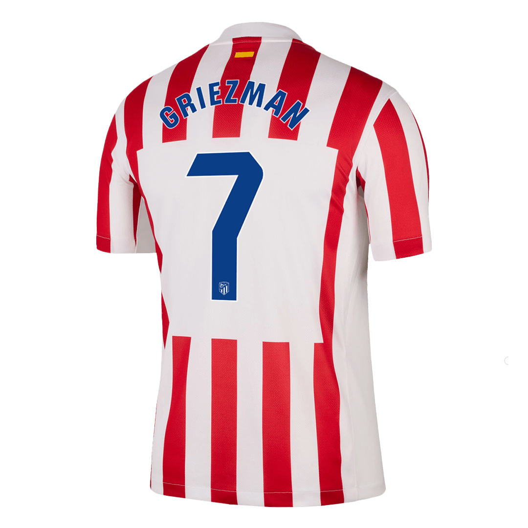 Atletico Madrid Tröja GRIEZMANN #7 2025/26 Hemma Röd & Vit