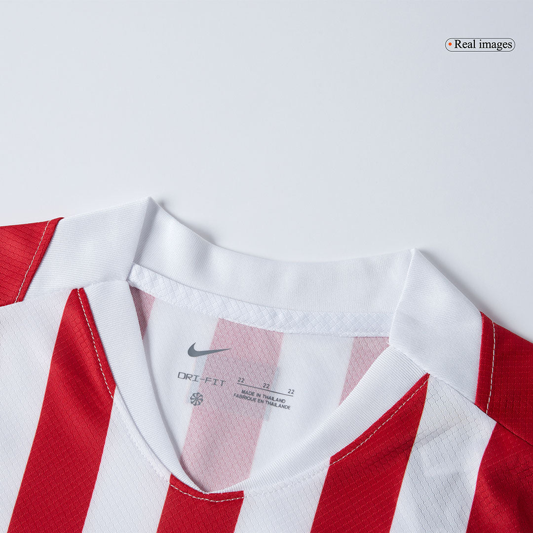 Atletico Madrid Tröja 2025/26 Hemmaställ Röd & Vit Barn