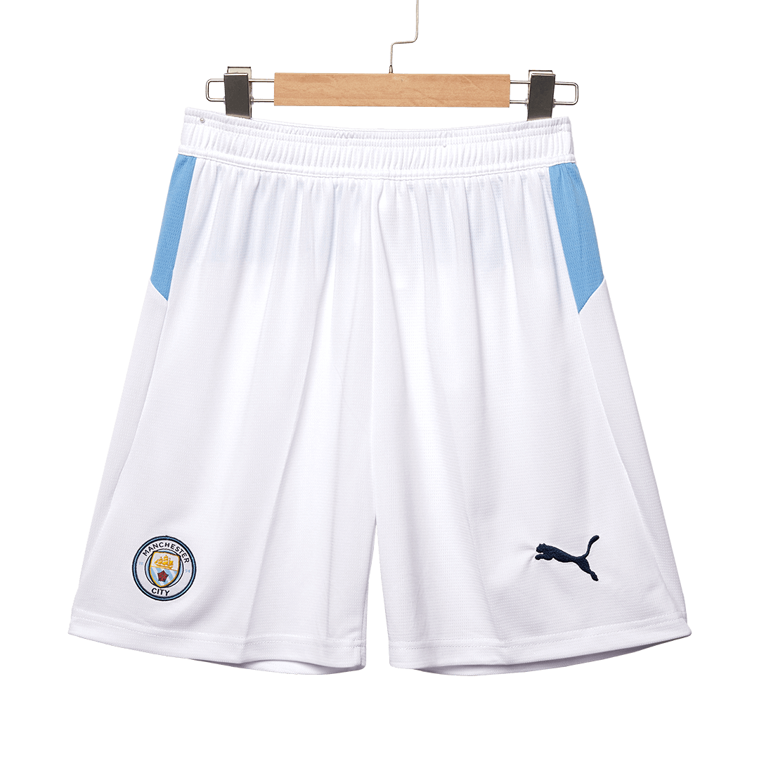 Manchester City Shorts 2025/26 Hemma Vit-8