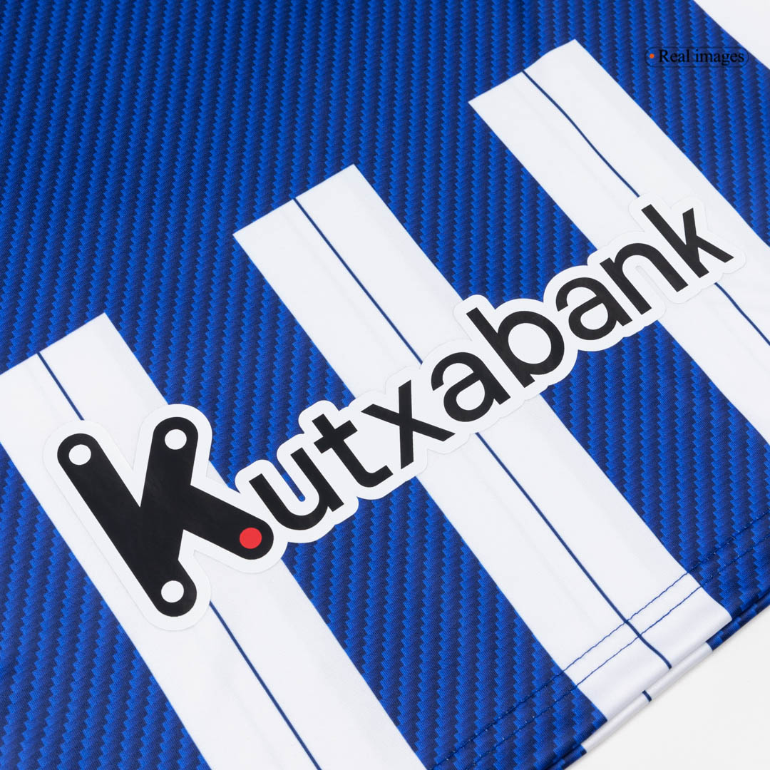 Real Sociedad Tröja 2025/26 Hemma Blå & Vit