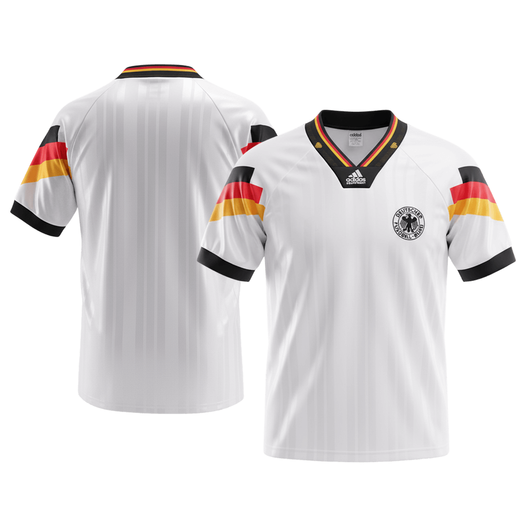Tyskland Hemmatröja 1992 Retro Tröja
 Vit