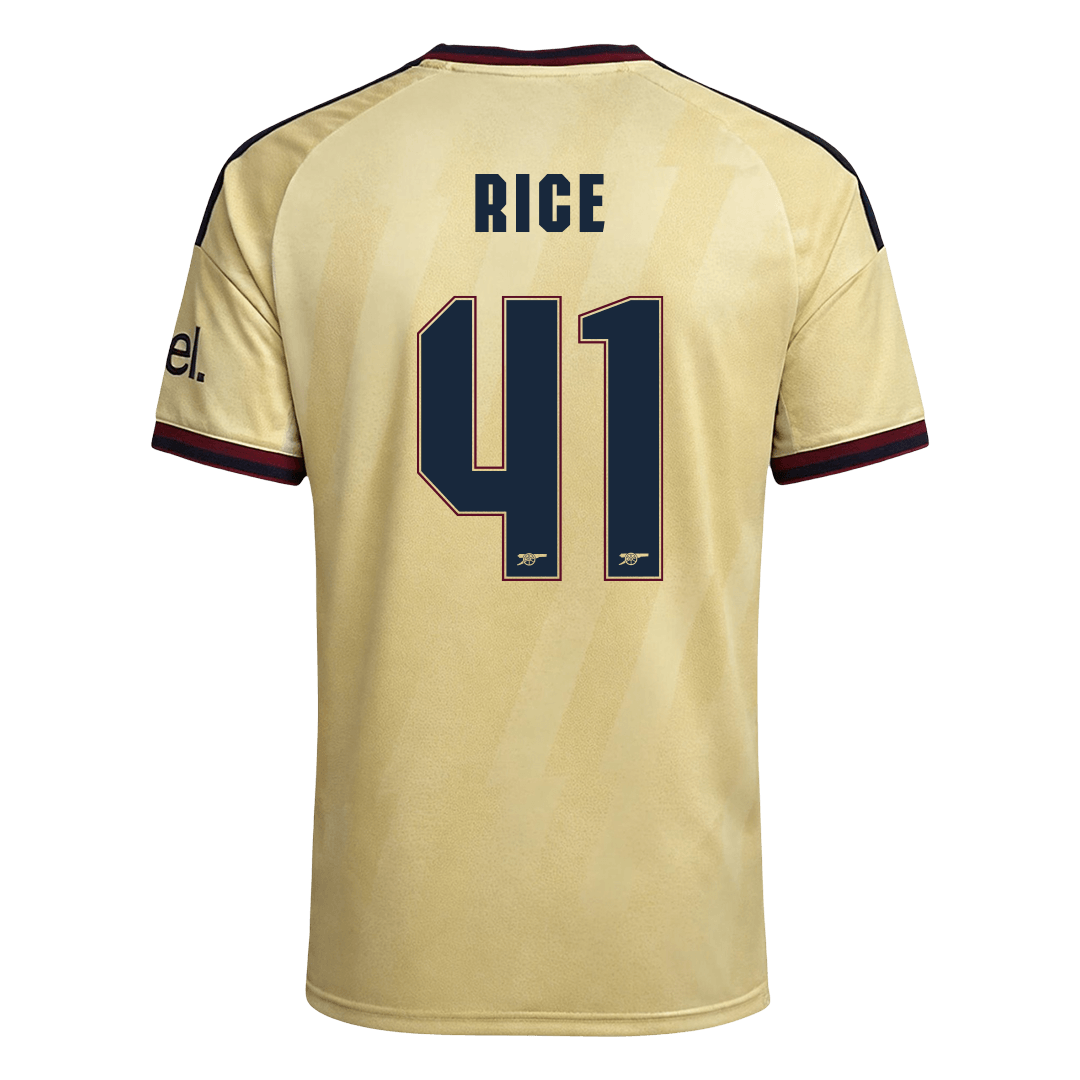 Arsenal Tröja RICE #41 2026/27 Tredje Gul - UCL-3