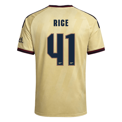 Arsenal Tröja RICE #41 2026/27 Tredje Gul - UCL-3