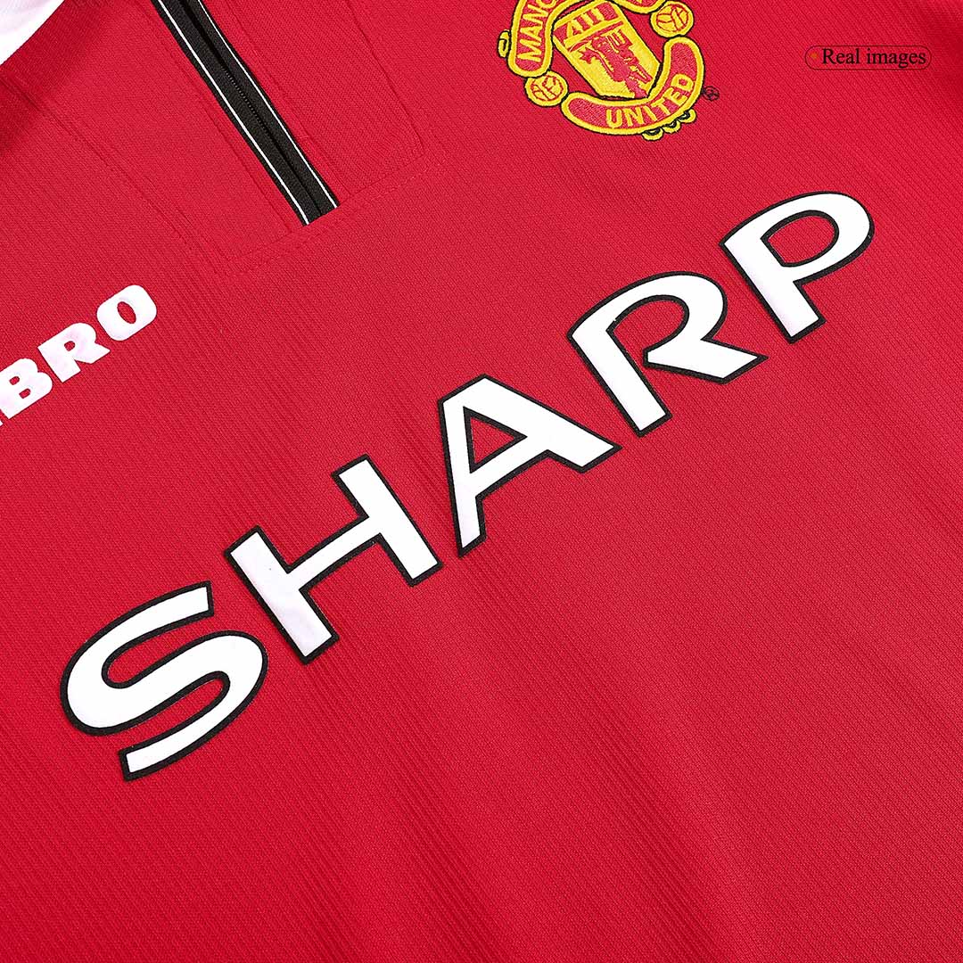 Manchester United Hemmatröja 1998/99 Retro Tröja