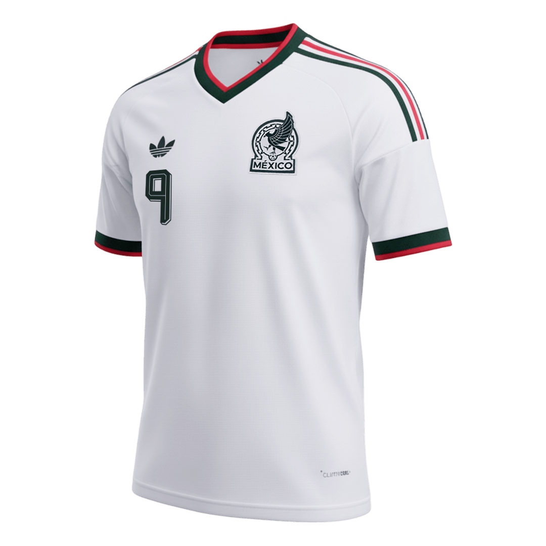 Mexiko Tröja RAÚL #9 2026 Borta Vit