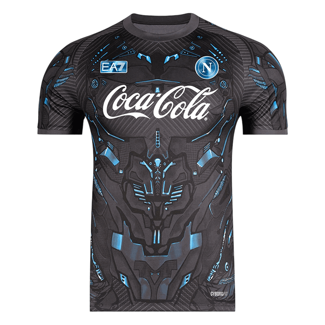 Napoli Tröja 2025/26 Före match Svart