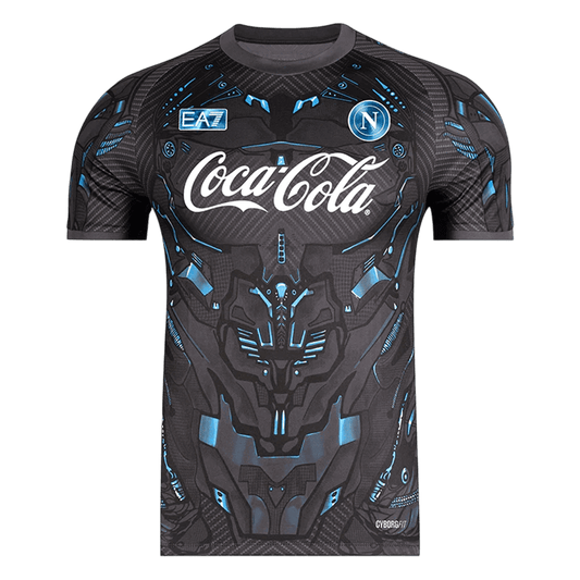 Napoli Tröja 2025/26 Före match Svart