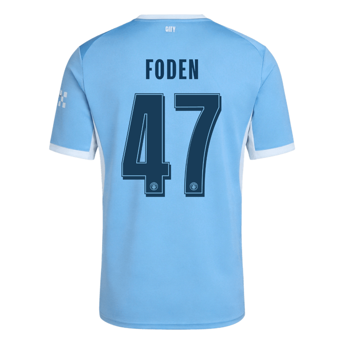 Manchester City Tröja FODEN #47 2026/27 Hemma Blå - UCL-12