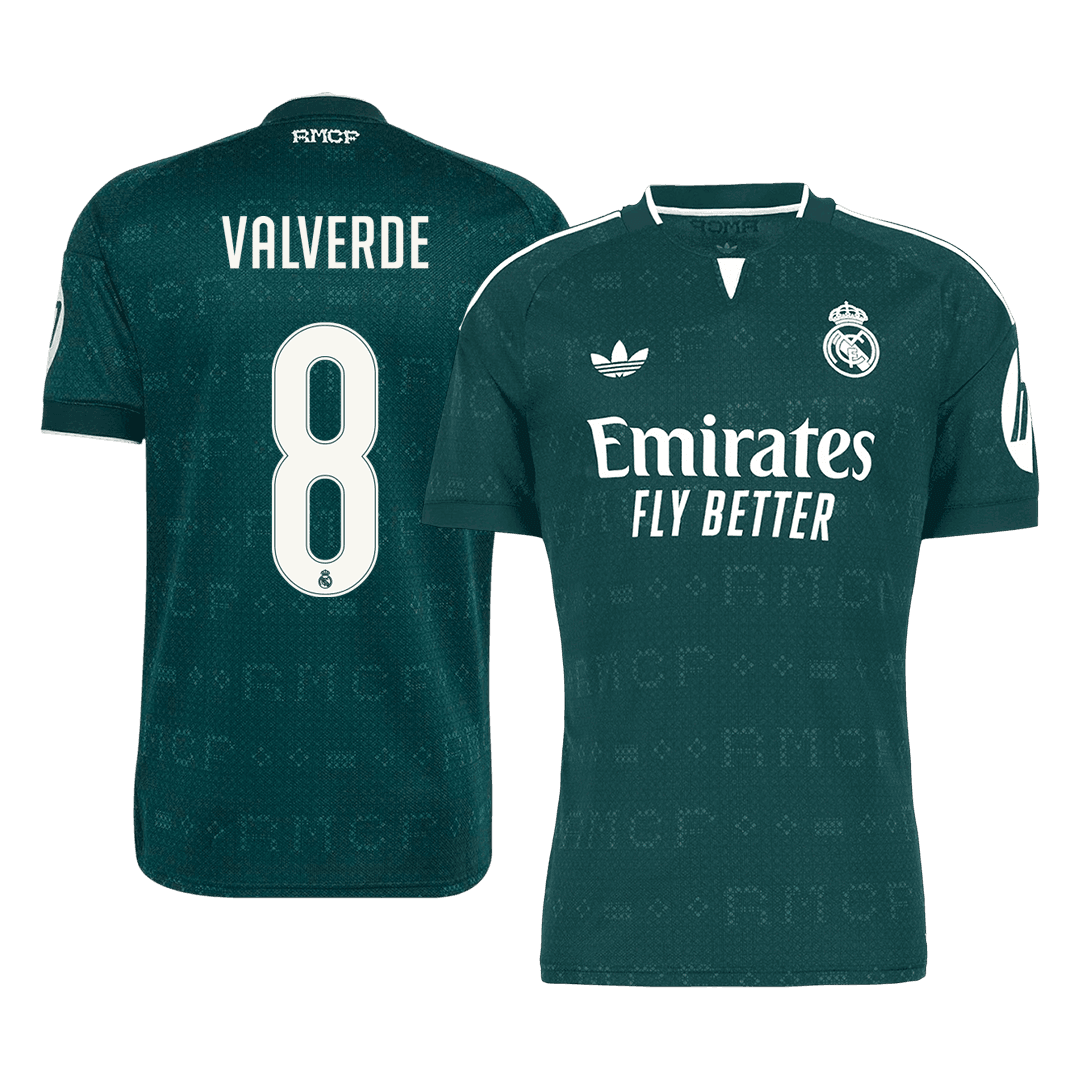 Real Madrid Tröja VALVERDE #8 2026/27 Borta Grön