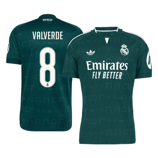 Real Madrid Tröja VALVERDE #8 2026/27 Borta Grön