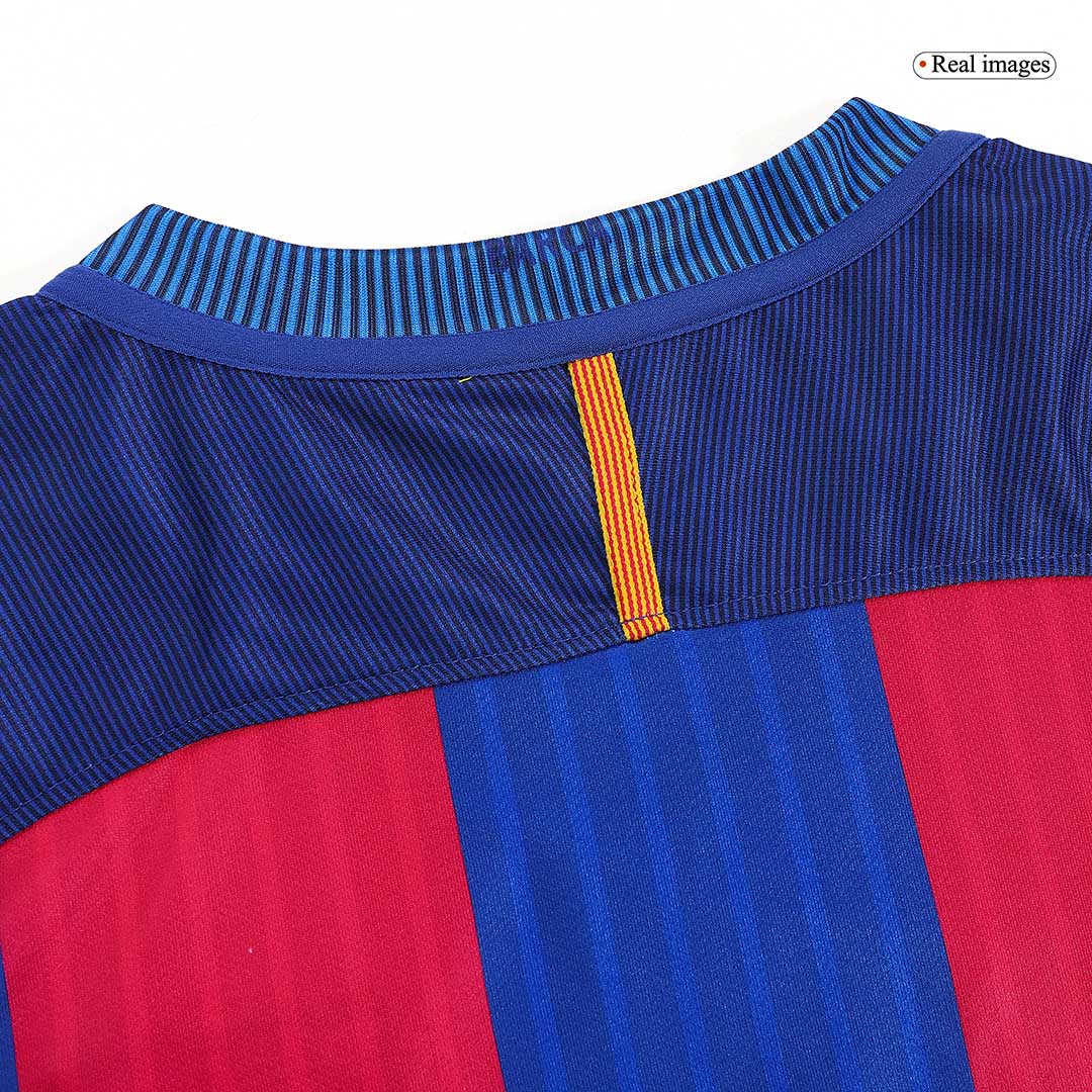 MESSI #10 Barcelona Hemmatröja 2016/17 Retro Tröja
 Röd & Blå