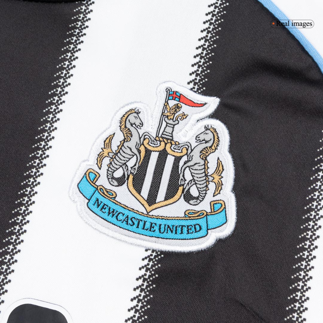 Newcastle United Tröja 2025/26 Hemma Svart & Vitt Barn