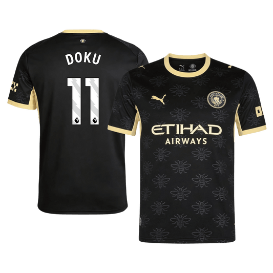 Manchester City Tröja DOKU #11 2026/27 Borta Svart