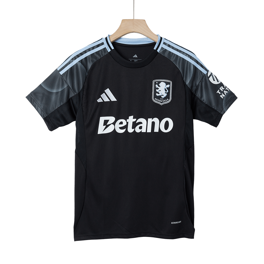 Aston Villa Tröja 2025/26 Borta Svart-10