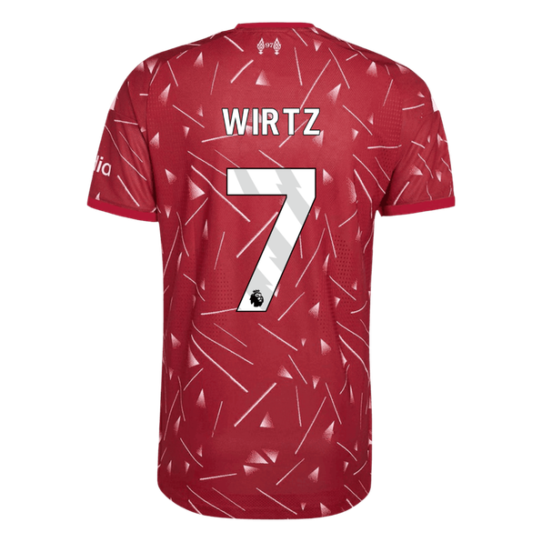 Liverpool Tröja WIRTZ #7 2026/27 Hemma Autentisk Röd