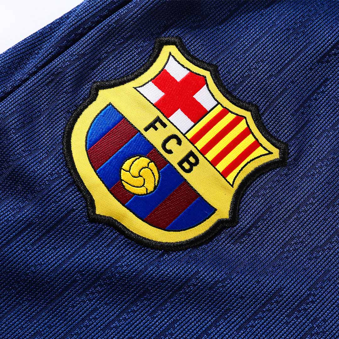 Barcelona Träningsställ 2025/26 Barn Mörkblå-6