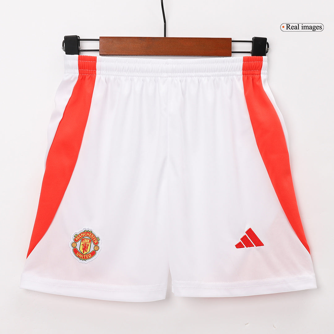 Manchester United Tröja 2024/25 Hemma Röd Barn
