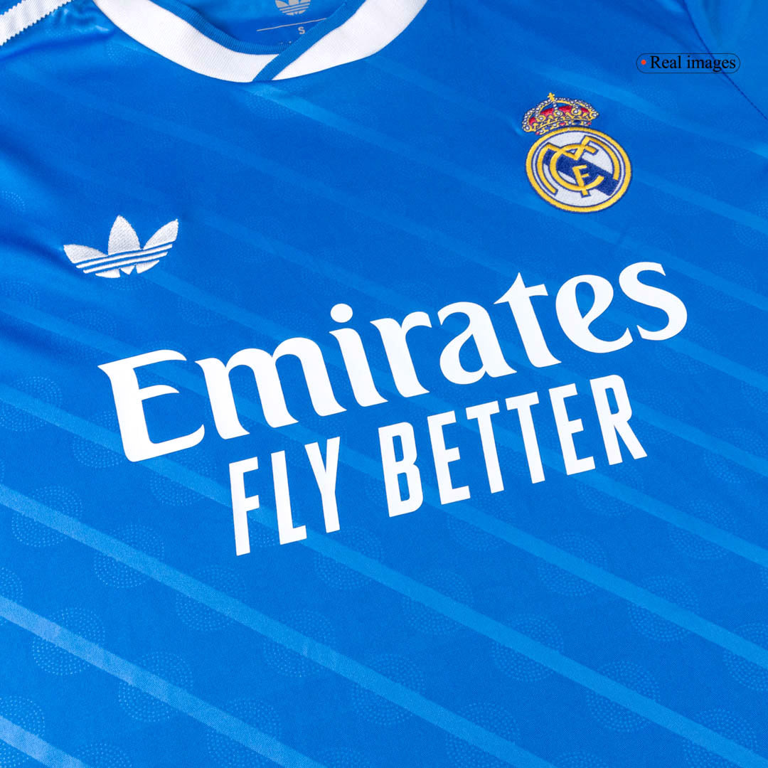 Real Madrid Tröja 2025/26 Tredje Långärmad Blå-4