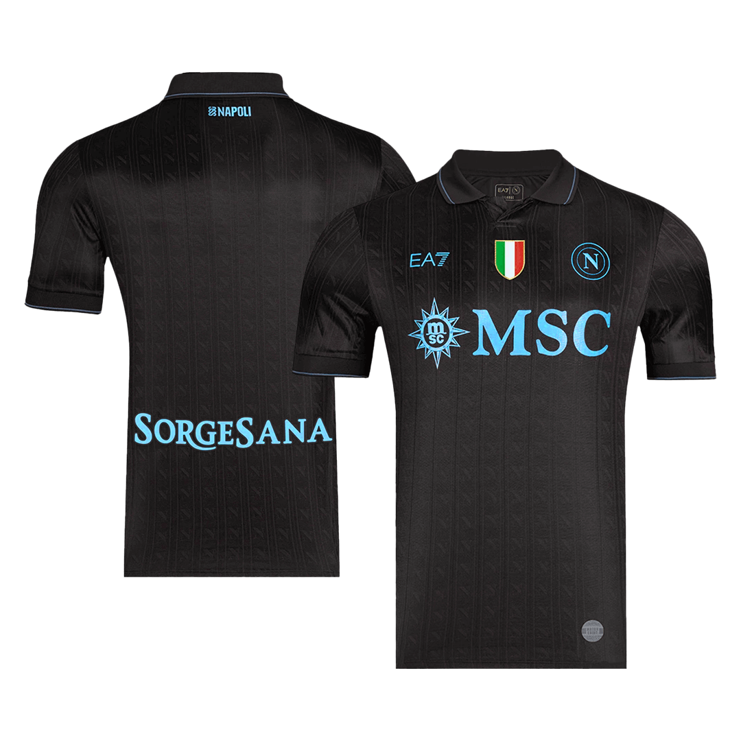 Napoli Tröja 2025/26 Tredje Svart-11