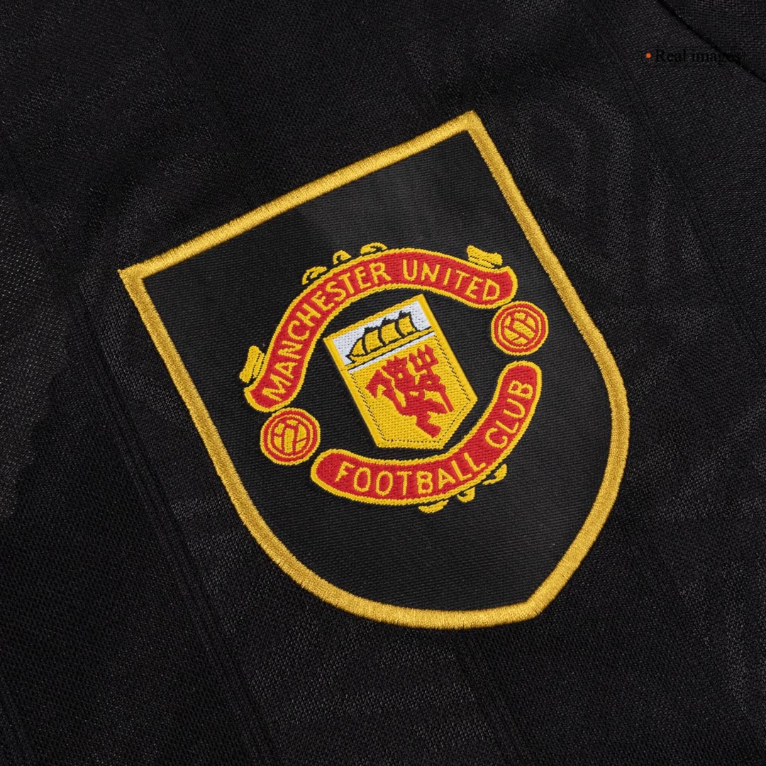 Manchester United Bortatröja 1993/94 Retro Tröja
 Svart