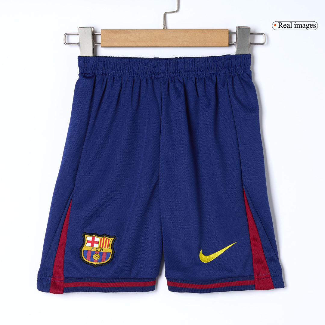 Barcelona Tröja 2025/26 Hemmaställ Röd & Blå Barn-13