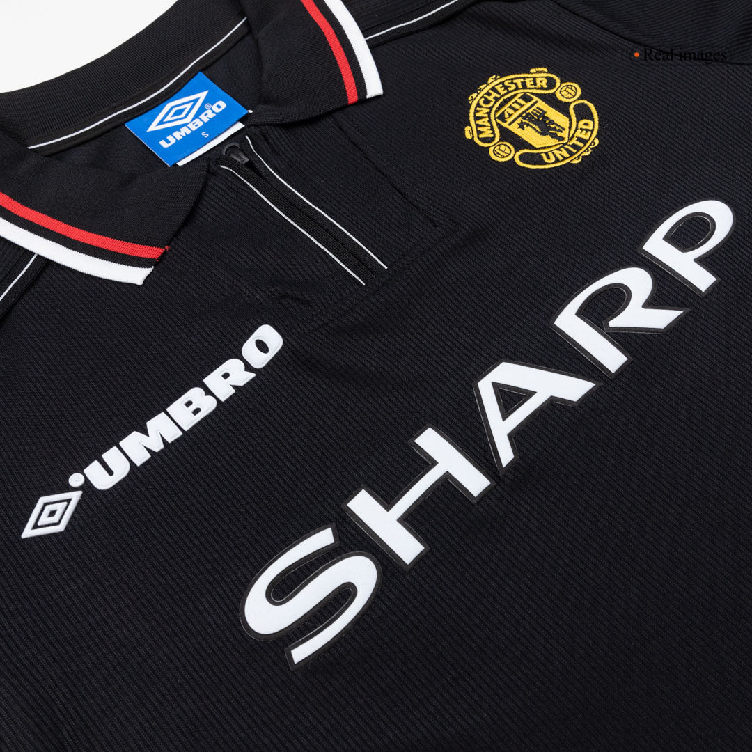 Manchester United Bortatröja 1998 Retro Tröja
 Svart