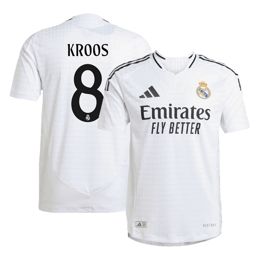 Real Madrid Tröja KROOS #8 2024/25 Hemma Vit