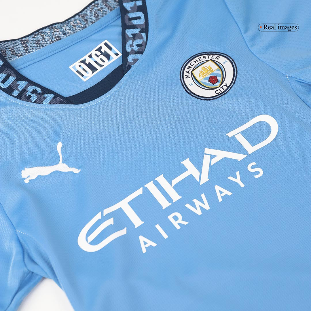 Manchester City Tröja 2024/25 Hemma Blå Barn-10