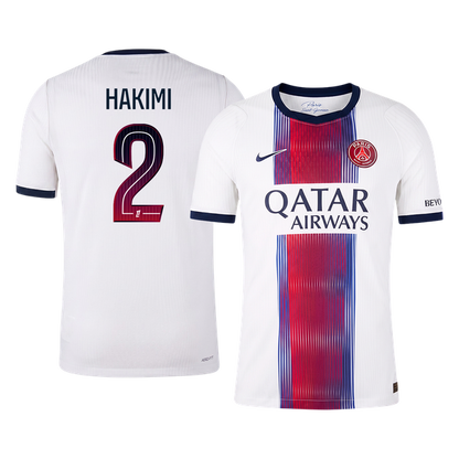 PSG Tröja HAKIMI #2 2026/27 Borta Autentisk Vit