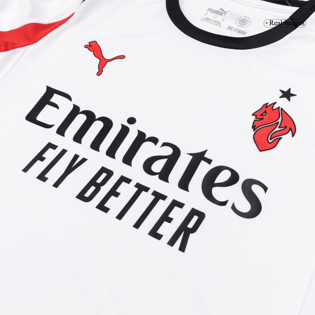 AC Milan Tröja 2025/26 Borta Långärmad Vit-6