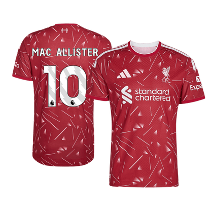 Liverpool Tröja MAC ALLISTER #10 2026/27 Hemma Autentisk Röd