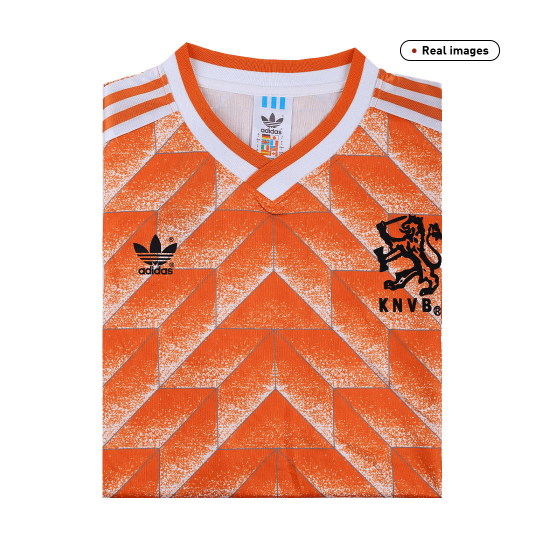 Nederländerna Hemmatröja 1988 Retro Tröja-2