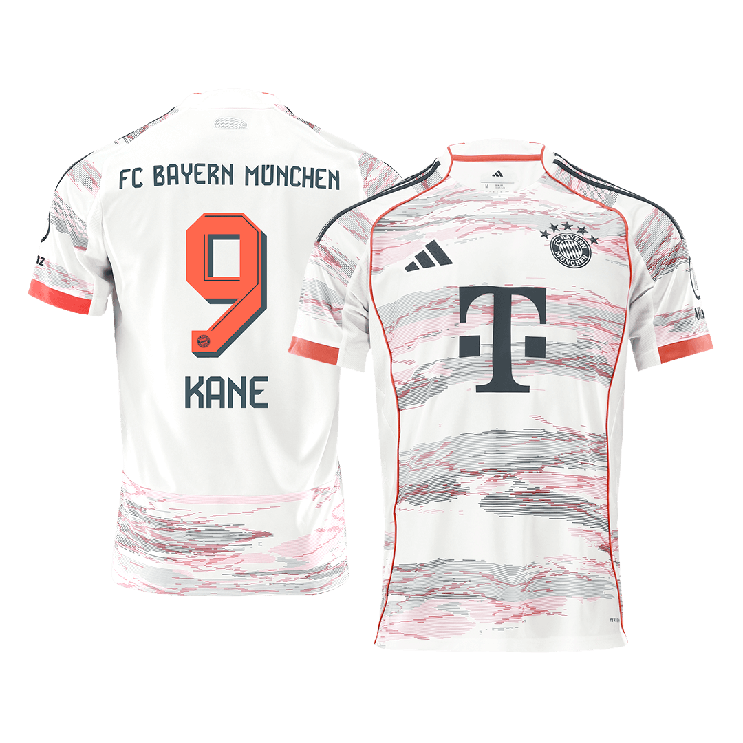 Bayern Munich Tröja KANE #9 2025/26 Borta Vit