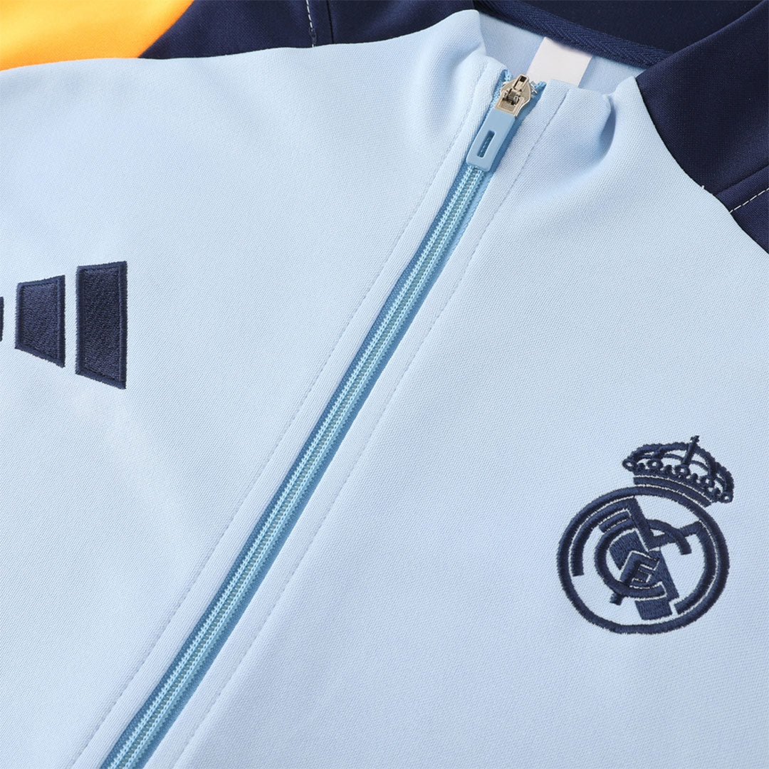 Real Madrid Träningsjacka 2024/25 Blå-3