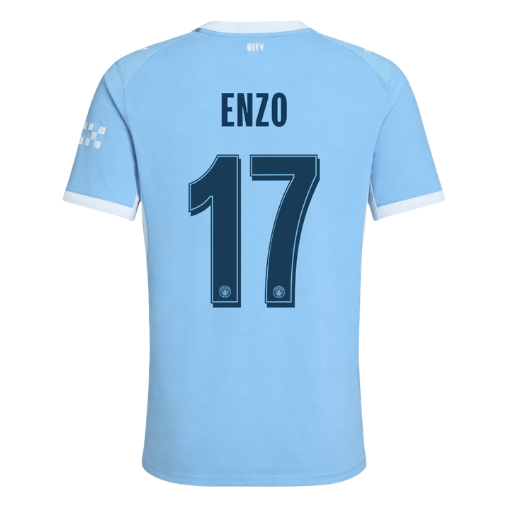 Manchester City Tröja ENZO #17 2026/27 Hemma Autentisk Blå - UCL-3