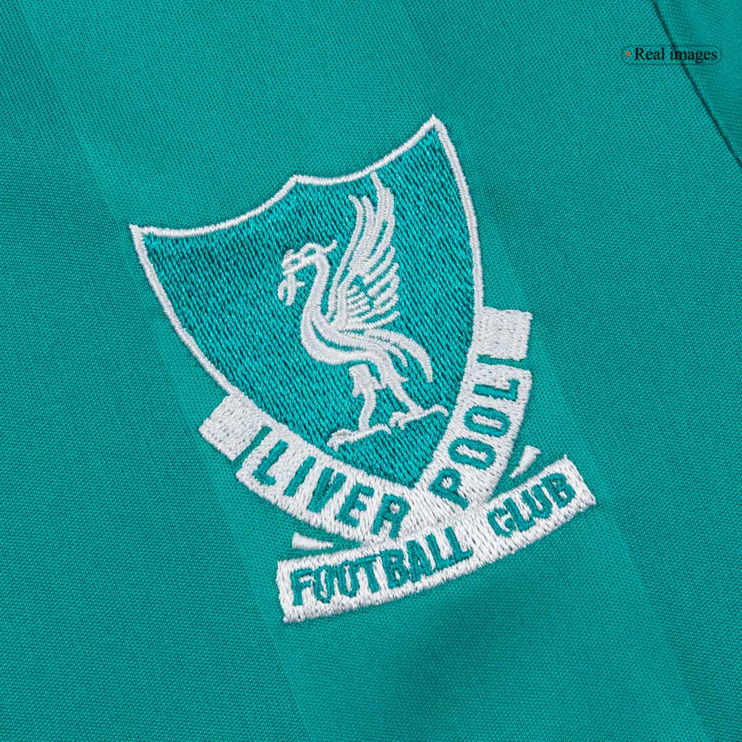 Liverpool Tröja 2025/26 Tredjeställ Grön Barn