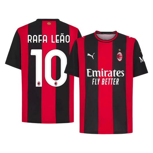 AC Milan Tröja RAFA LEÃO #10 2026/27 Hemma Röd & Svart