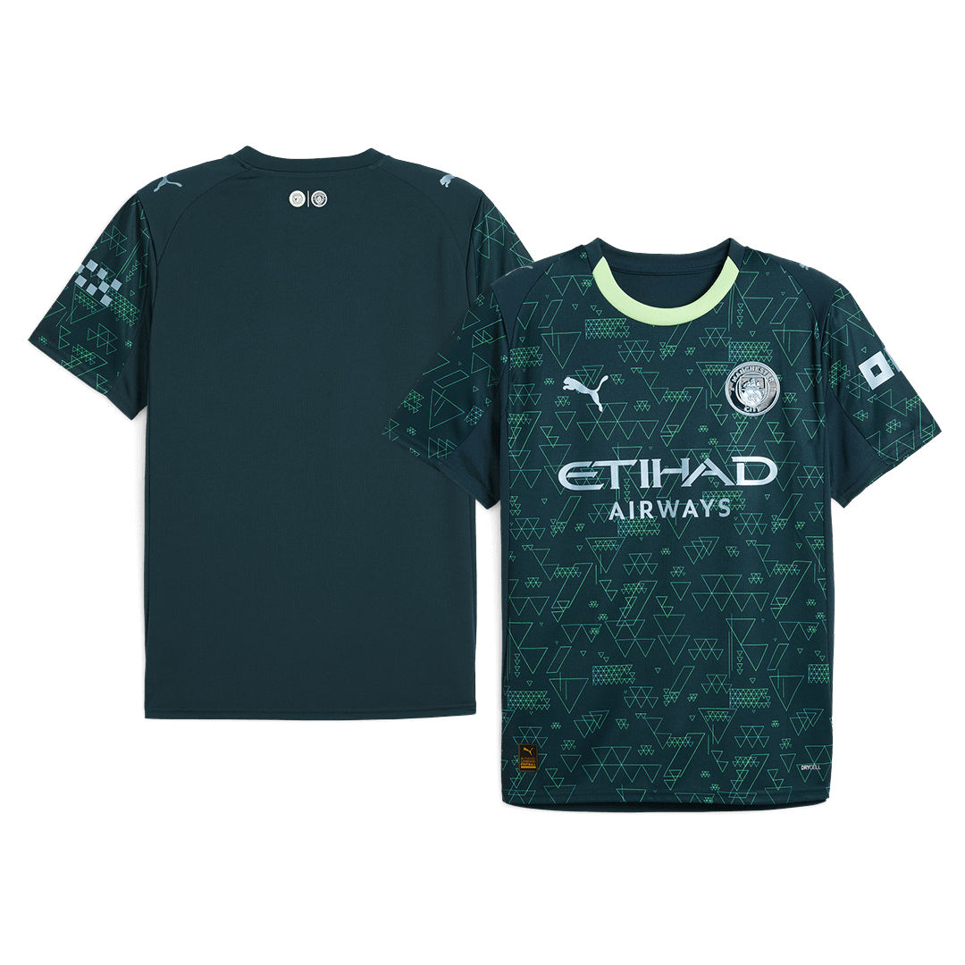 Manchester City Tröja 2025/26 Fourth Away Grön-10